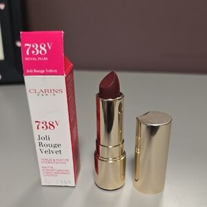 Clarins Joli Rouge Velvet Lipstick - Deep Plum